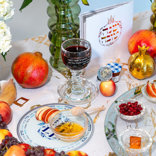 Kiddush Cup "Blessing" Crystal