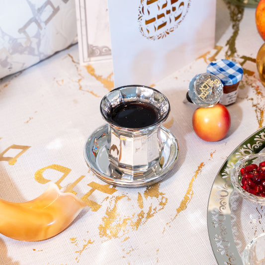 Silver-Tone Kiddush Cup