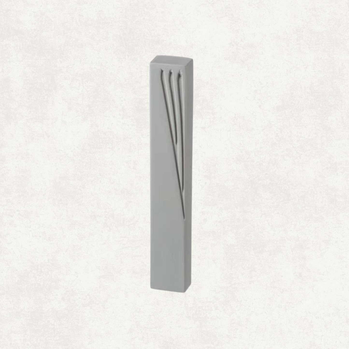 Modern Gray Mezuzah Set of 5