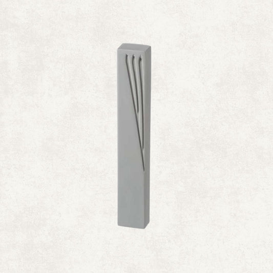 Modern Gray Mezuzah Set of 5